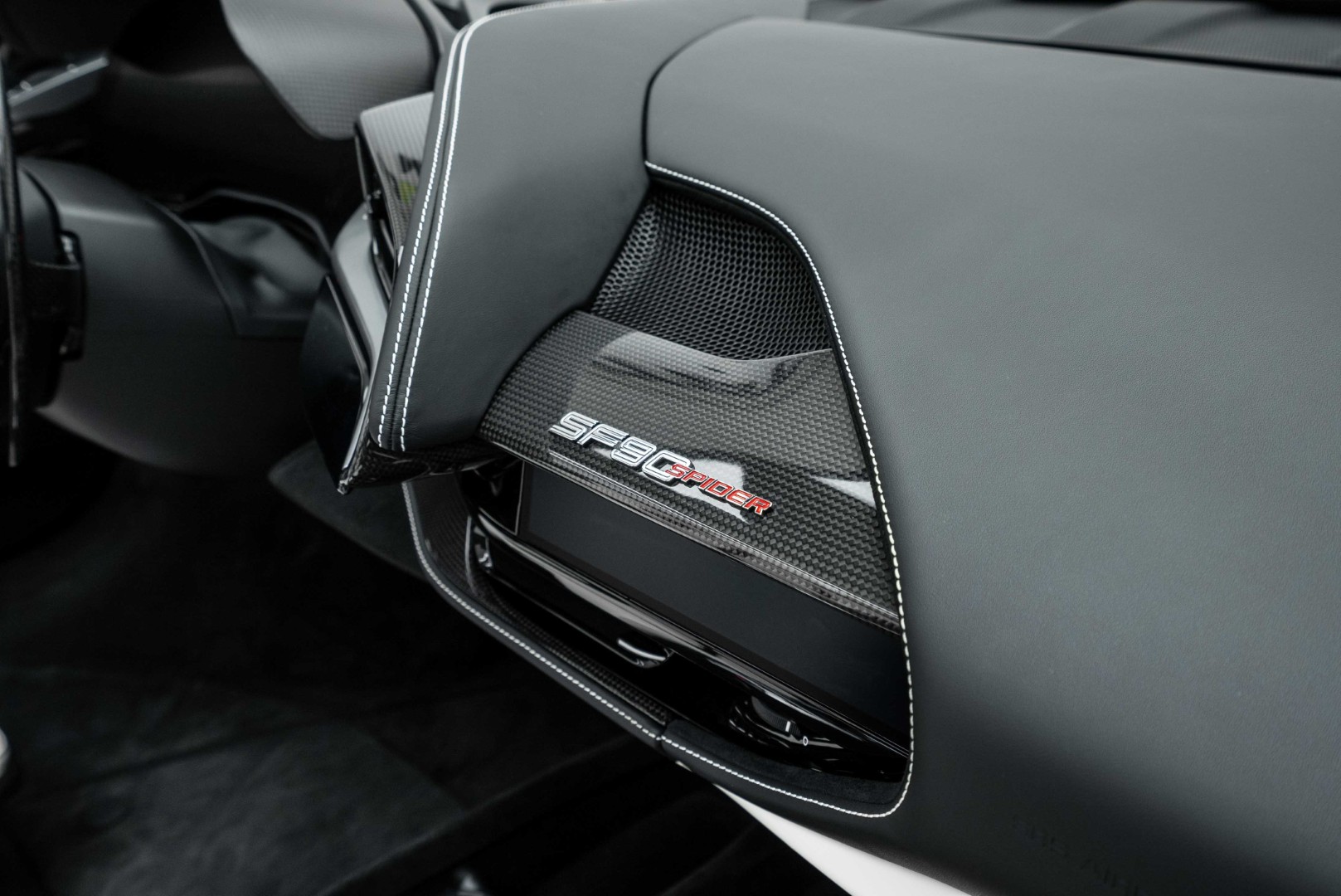 2023 FERRARI SF90 SPIDER ASSETTO FIORANO | GCC | AL TAYER CAR | FULL CARBON | EXTRANGE COLOUR | WARRANTY AND SERVICE 